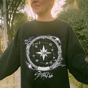 T-shirt Stray Kids 8e anniversaire, chemise Stray Kids, tournée mondiale Stray Kids DominATE, produits dérivés Kpop Stray Kids, cadeau Skz pour rester Stray Kids image 4
