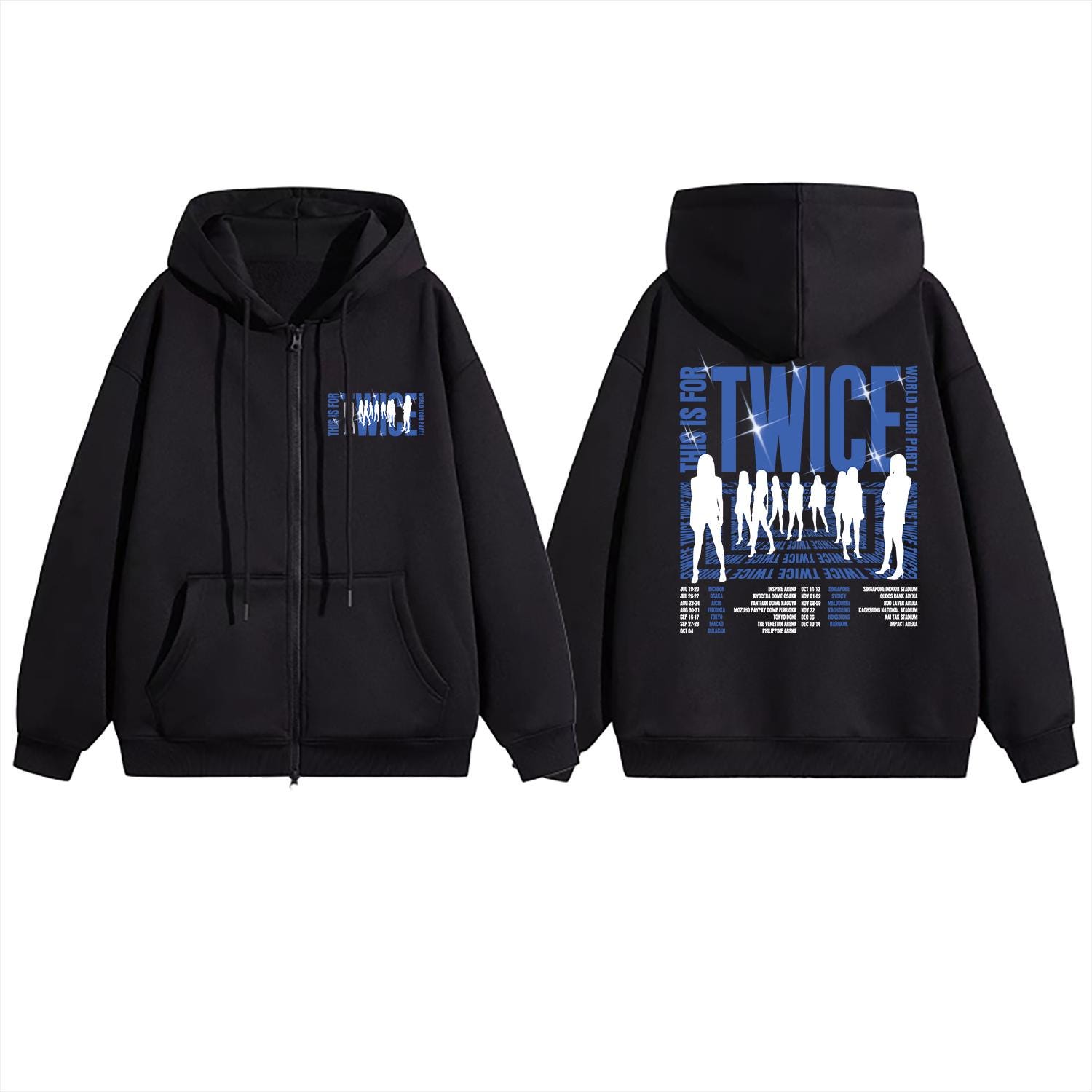 TWICE This Is For ジップパーカー、Twice Four ジップパーカー、TWICE TWICE This Is For ジップパーカー、Twice Four ジップパーカー、TWICE