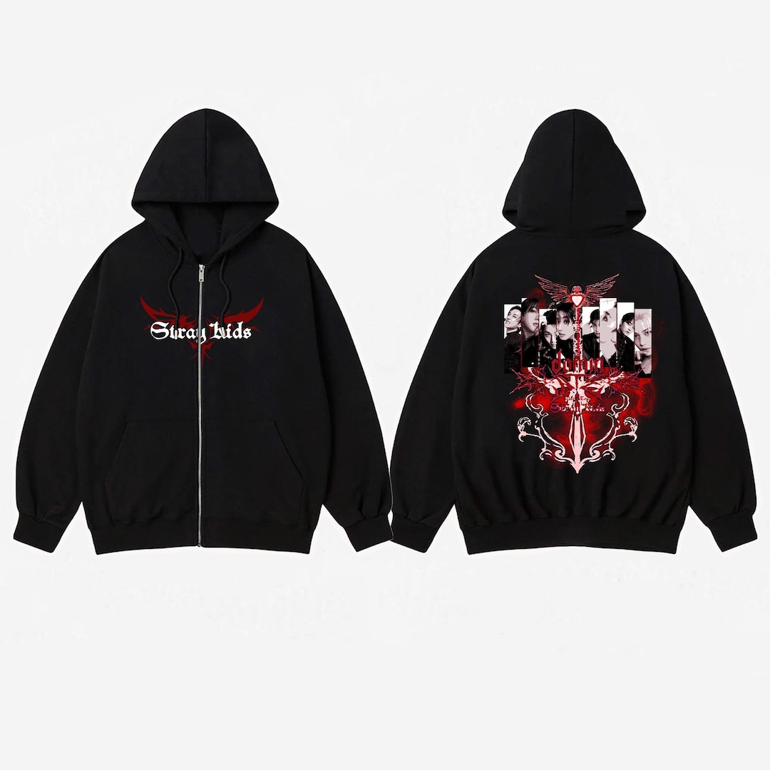 Stray Kids Dominate Celebrate Zip Hoodie, Stray Kids Concert Zip
