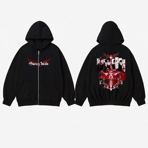 Stray Kids Dominate Celebrate Zip Hoodie, Stray Kids Concert Zip