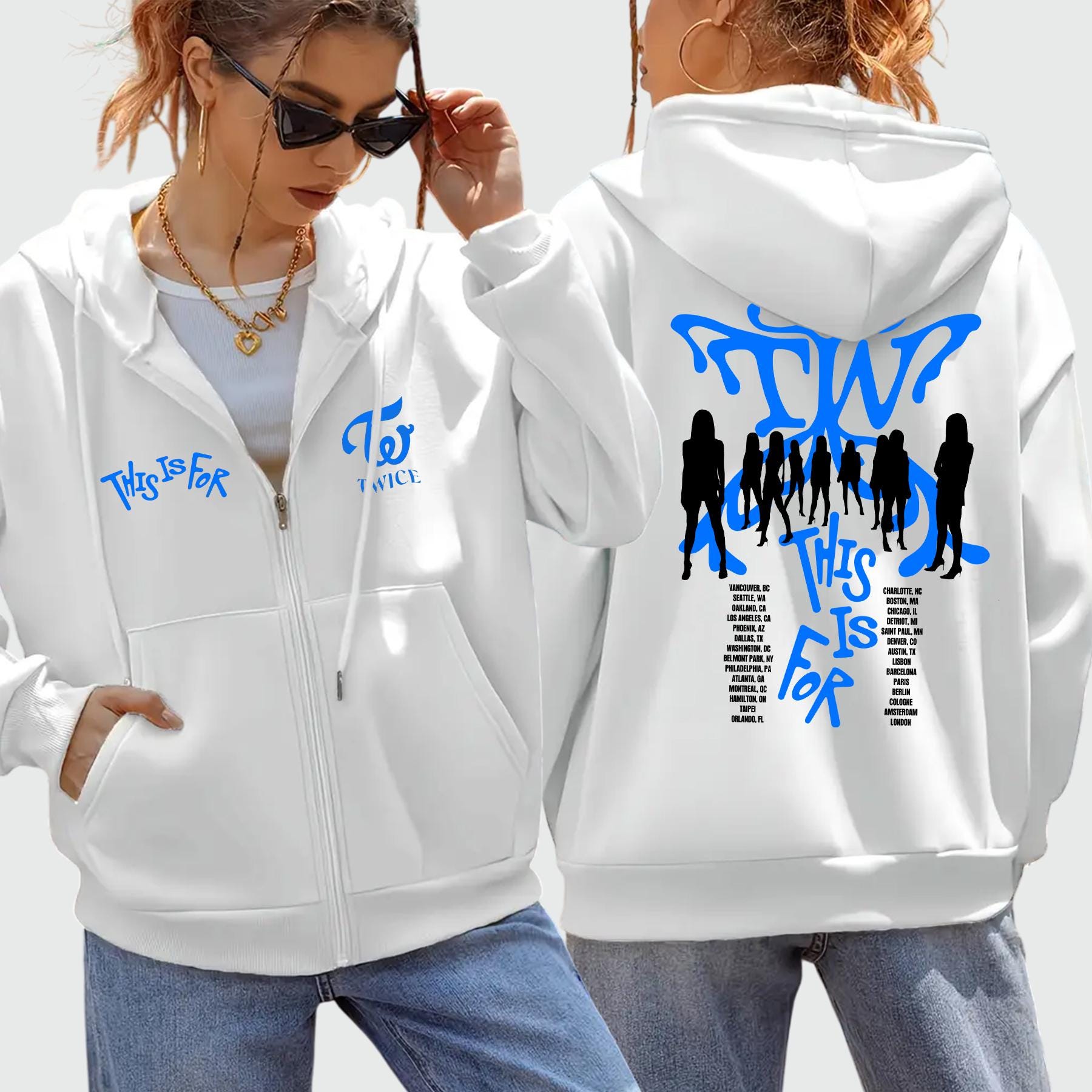 Twice This is for Concert Zip Up, Twice Zip Hoodie, Twice My
