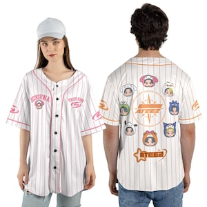 Custom Ateez Member Cute Unisex Jersey, Ateez Jersey, Ateez Merch, Ateez Tour Jersey, Ateez Kpop Jersey, Ateez Gift, Ateez Concert Outfit