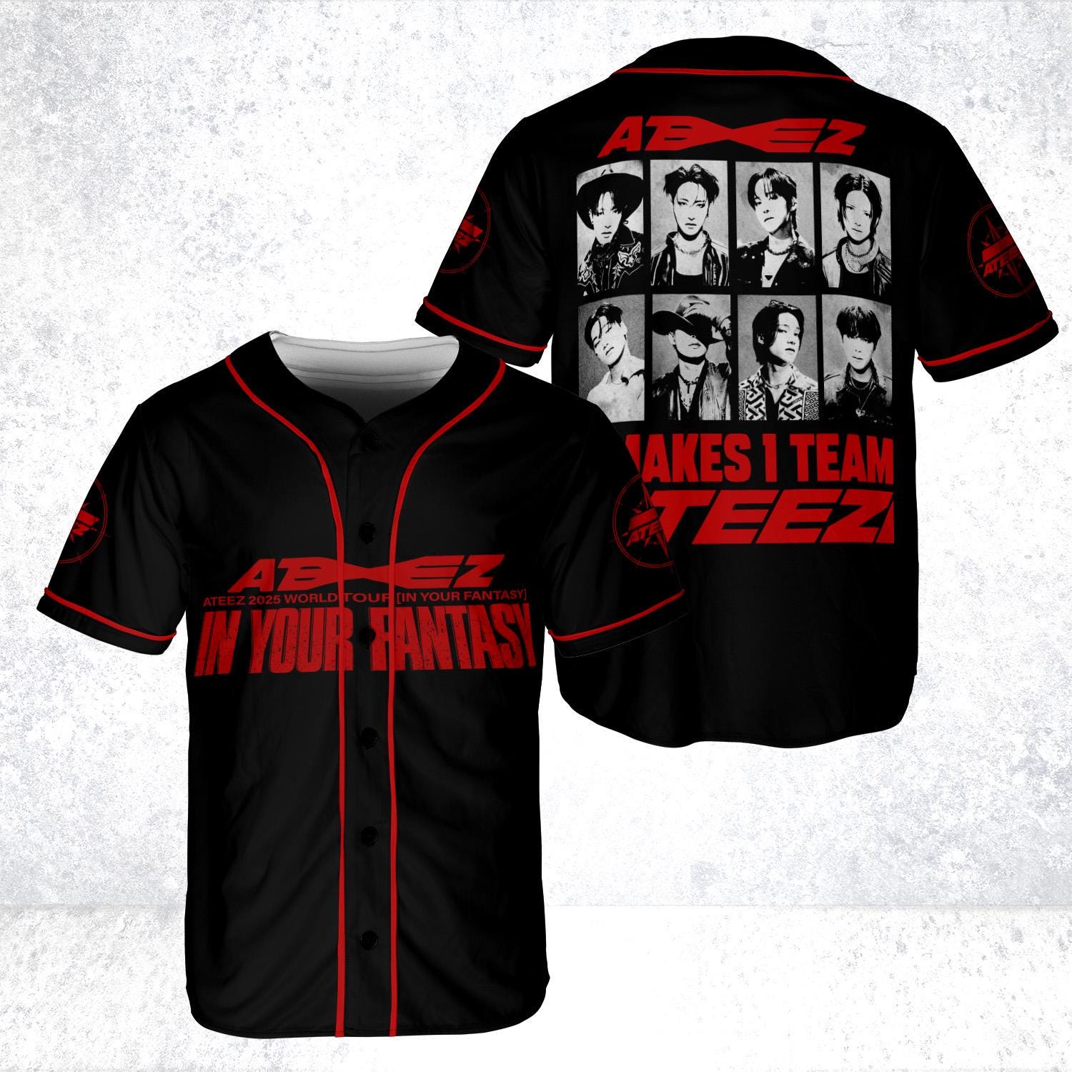 Ateez San Baseball Jersey - Etsy