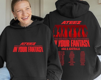 ATEEZ In Your Fantasy in AU Hoodie, Ateez Shirt Kpop Ateez Golden Hour Album Shirt, Ateez Merch, Ateez Tour Shirt, Ateez World Tour 2026 Tee