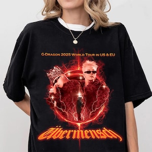Ubermensch Gdragon Tour In US & EU Shirt, GDragon BigBang Shirt, GDragon Übermensch Phase 3 Hoodie, Gdragon Shirt, Gdragon World Tour Tshirt