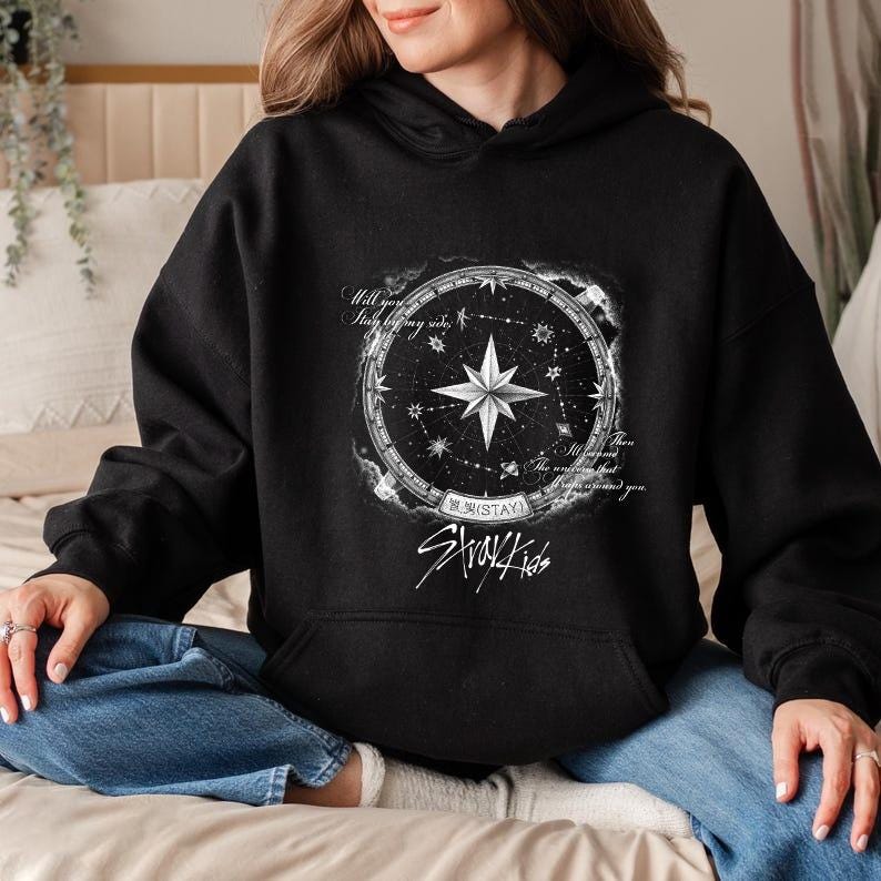 T-shirt Stray Kids 8e anniversaire, chemise Stray Kids, tournée mondiale Stray Kids DominATE, produits dérivés Kpop Stray Kids, cadeau Skz pour rester Stray Kids image 5