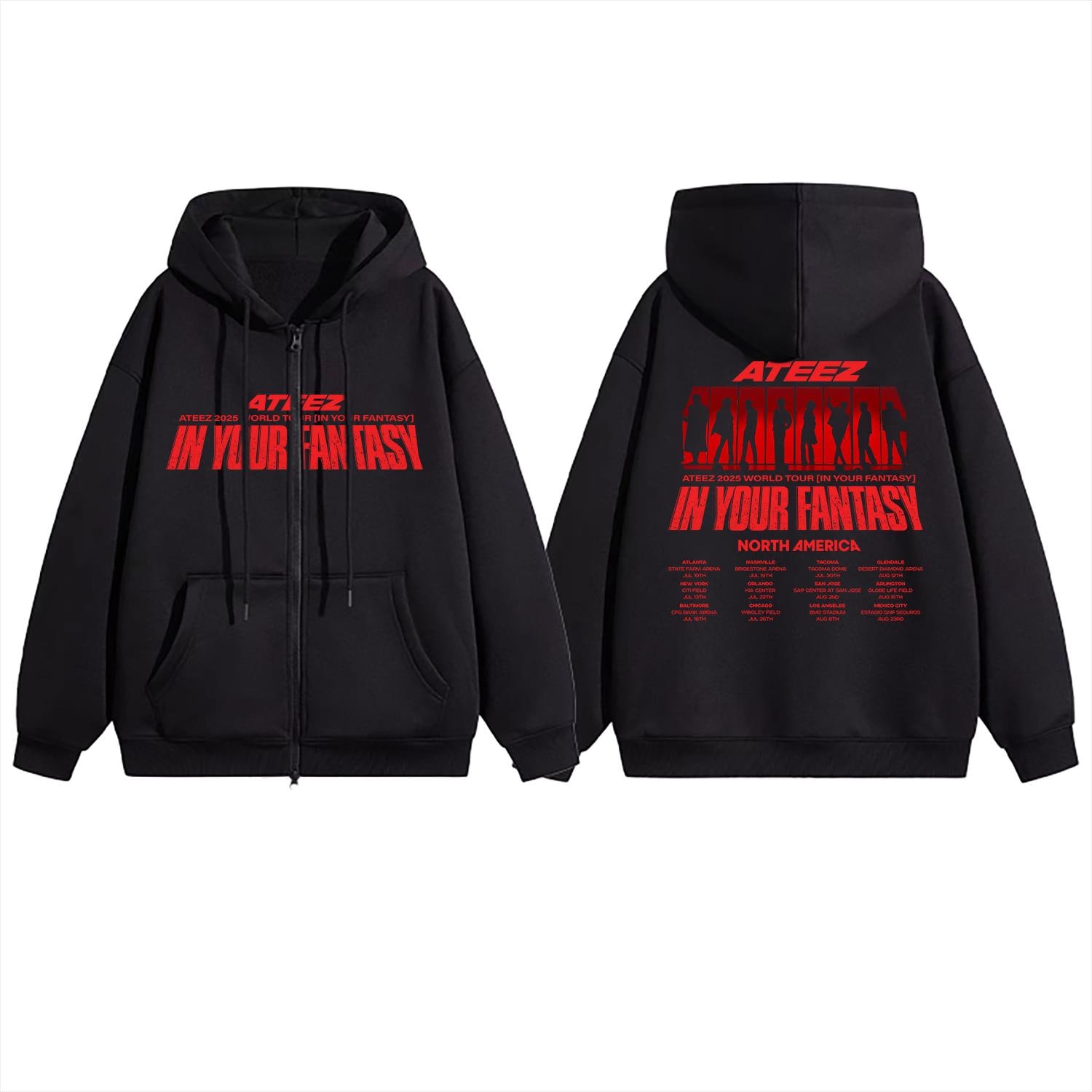 ATEEZ×ANITEEZ HOODIE フード　服 ATEEZ×ANITEEZ HOODIE フード 服