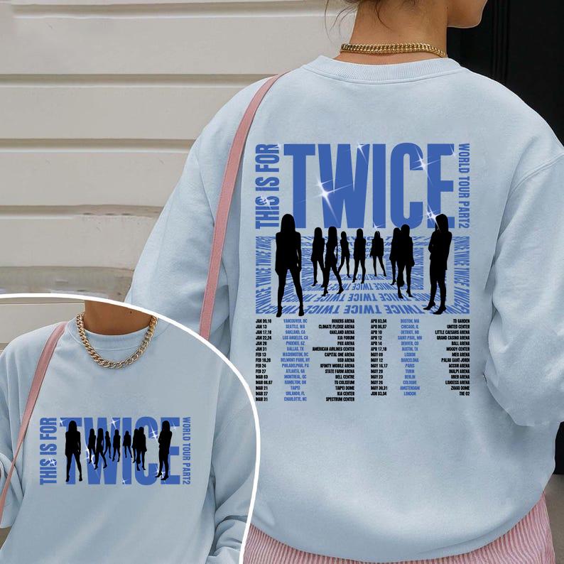 Twice This is for World Tour Part 2 T-shirt, Four Twice Shirt