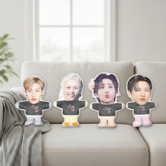 Funny Stray Kids Pillow, Stray Kids Merch, Kpop Pillow for Fans