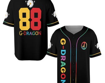 Custom Übermensch Gd World Tour 2025 Kpop Baseball Jersey