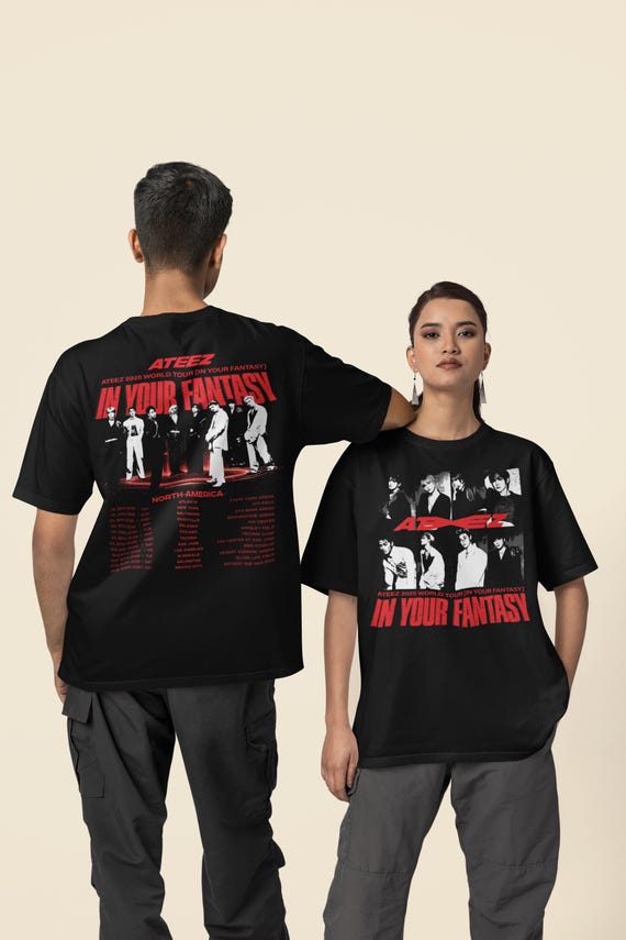 ATEEZ 2025 World Tour in Your Fantasy T-shirt, Ateez Shirt