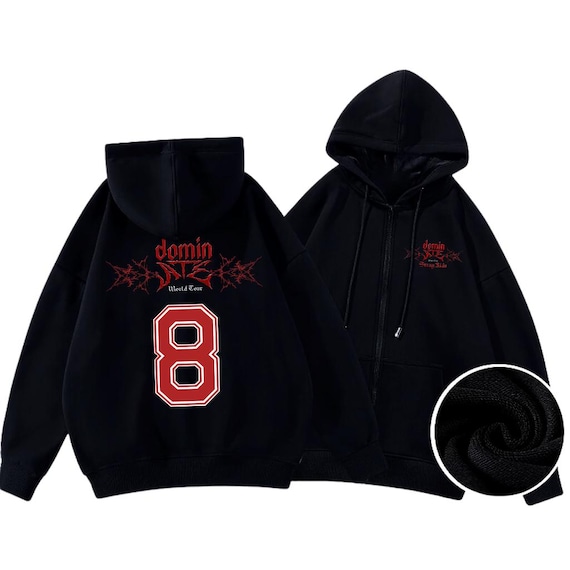 STRAY KIDS Domiate World Tour in Zip Hoodie, Stray Kids Zip Hoodie