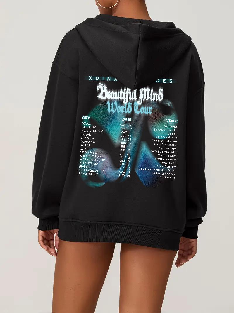 Xdinary World Tour 2025 Heroes Beautiful Mind Zip Hoodie, Xdinary