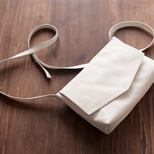 FOKS FORM Mi Bag 05, petit sac à bandoulière en cuir, petit sac en cuir, sac à bandoulière, pochette de mariage, sac à main en cuir, sac à bandoulière en cuir