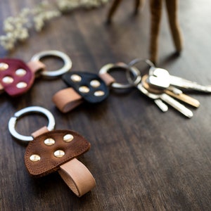 Key 03 FOKS FORM Leather Keychain Leather Leather - Etsy