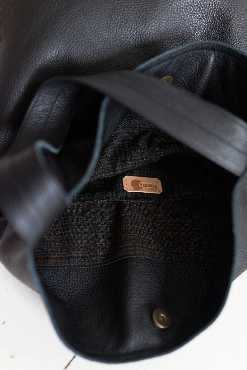 FOKS FORM Bi Bag 06, Minimal leather tote bag, handbag, tote bag, everyday bag, image 5