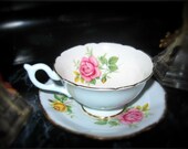 Antique Teacup & Saucer - Tea Coffee Cup  - Cottage Chic!!