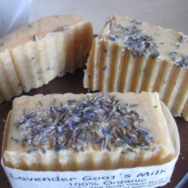 Rustic Lavender Buttermilk Soap - organic - natural - READY to ship!