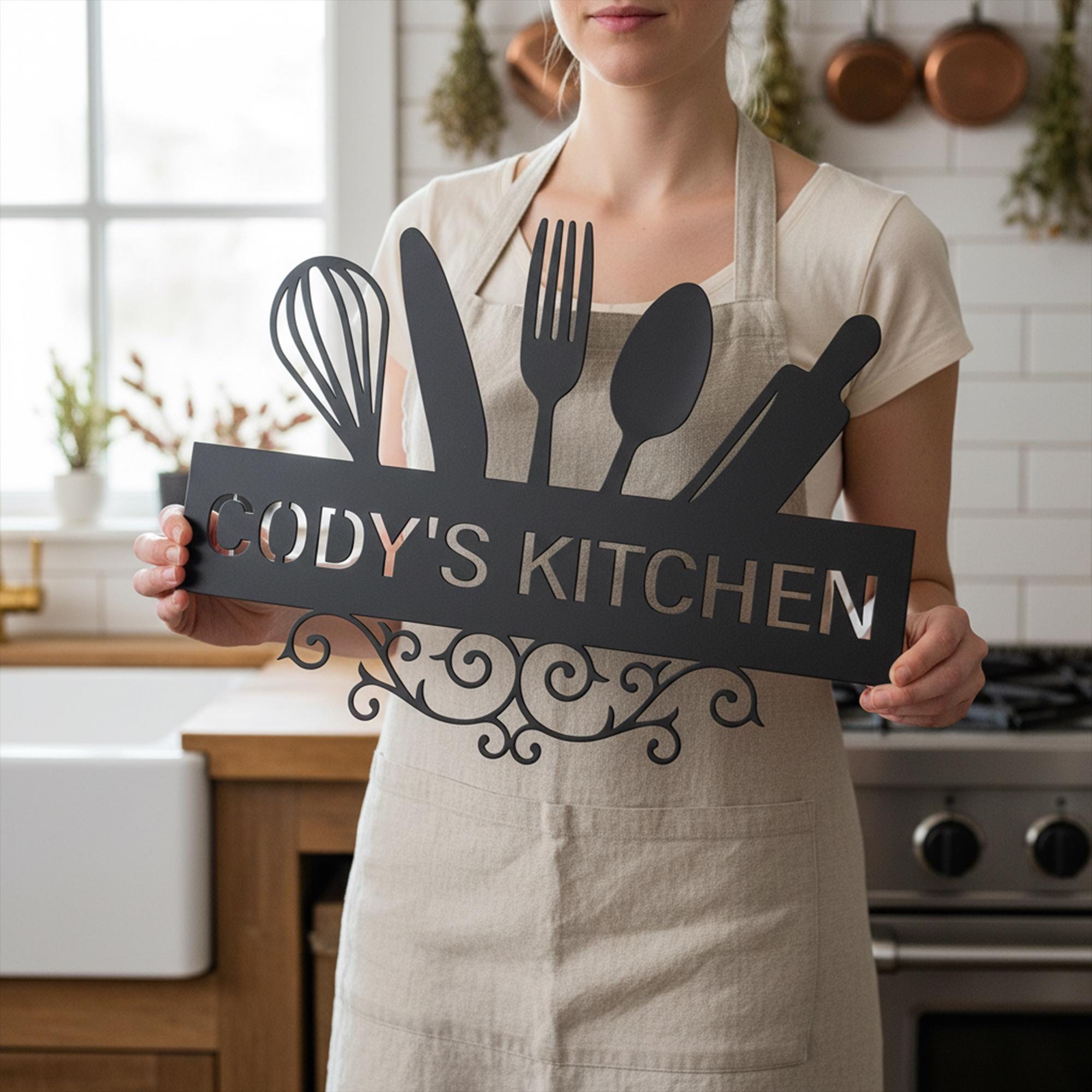 Kandy Kitchen Sign Custom Kitchen Sign Kitchen Art, Custom Kitchen Sign, Kitchen Utensil ...