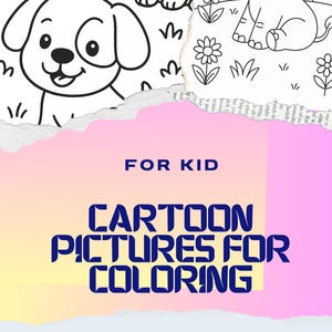 Cartoon pictures for coloring