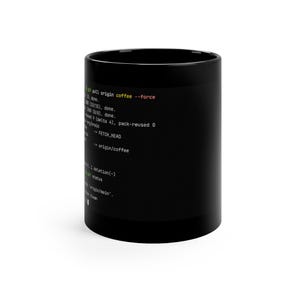 Git Pull Origin Coffee --Force Mug, Funny Git Mug for Web Developers, Programmer Coffee Cup, GitHub Humor, Front End Developer Gift, Coder M
