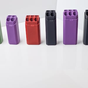 Porta-juntas: tamaño king y compacto, 5 colores, tapa con cierre a presión, a prueba de olores imagen 6
