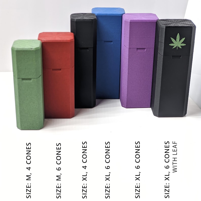 Porta-juntas: tamaño king y compacto, 5 colores, tapa con cierre a presión, a prueba de olores imagen 3
