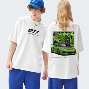 Porsche 911 Car Lover T-Shirt Design | Racing Cars PNG | Fast Vehicle Graphic for Print on Demand | Digital Download