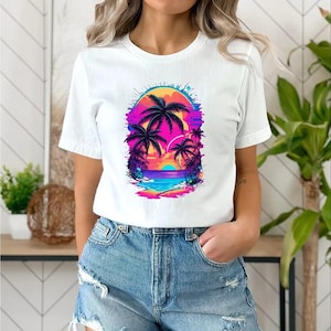 Ocean Vibes Png , Ambiance estivale Png, sublimación, imagen numérique de plage, tropical Png, conception de T-shirt ,cliparts colorés d'été