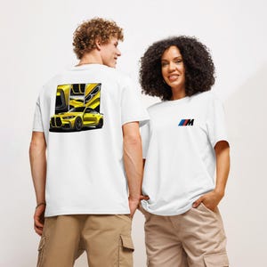 BMW M4 Car Lover T-Shirt Design | Racing Cars PNG | Fast Vehicle Graphic for Print on Demand | Digital Download