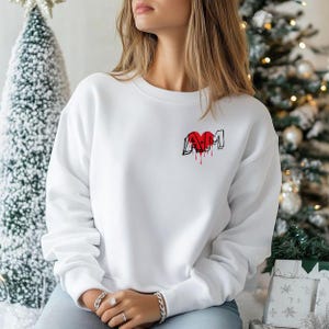 Diseño listo para imprimir en camisetas para enamorados / la primera letra de dos nombres / Dulce idea de regalo / regalo de bodas / Gran diseño digital