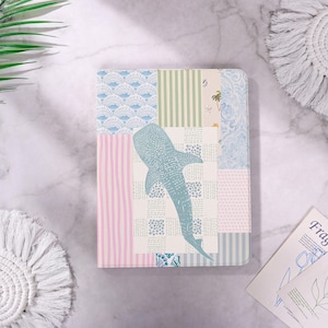Striped Patchwork iPad Case for iPad Pro 2025-13/11″ iPad Pro 13/12.9/11" 2024/2022,iPad 10/9/8,Custom iPad Case with Apple Pencil Holder