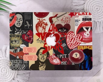 Retro Poster Collage MacBook Case for MacBook Pro 14 A3434,MacBook Air 13/15" 2025,M5 M4 M3 M2 M1,Mac Pro 14/15/16",Apple Laptop Case,Gift