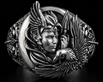 Valkyrie Ring 925 Silver – Norse Warrior Ring – Decision Maker Ring – Raven Wing Ring – Mens Statement Jewelry