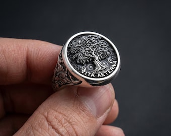 Tree of Life Silver Ring 925 – Symbol Ring – Eternity Jewelry – Meaningful Gift