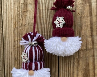 2051 Texas A&M Aggies yarn gnome ornament