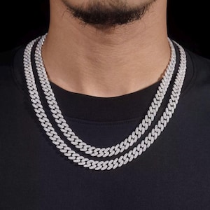 Moissanite cuban chain - Etsy 日本