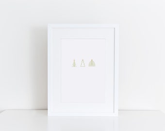 Modern Minimalist Christmas Tree Printable