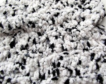 Couverture pour bébé dalmatien, accessoire photo pompier, blanc avec points noirs