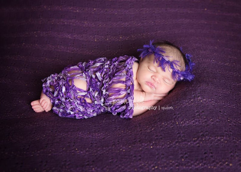 Hand Knit Lace Baby Blanket Photo Prop Ribbon Wrap Swaddle Etsy
