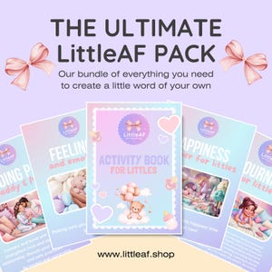 Ultimate LittleAF Mega Bundle | 160+ Pages of Activities, Colouring, Bonding & Journaling for Littles, Brats, and Caregivers