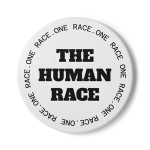 The Human Race Ceramic Coaster, Inspirational Coaster, Home Decor, Barware, Gift for Runners, Motivational Drinkware