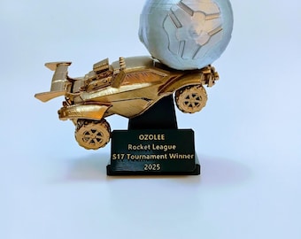 NIEUWE gepersonaliseerde Rocket League-trofee met optionele GRAVERING