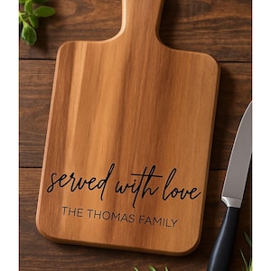 Personalized Charcuterie Board – Custom Engraved Cheese Board – Wedding Gift – Housewarming – Monogram – Anniversary Present