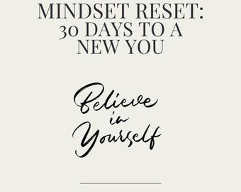 Mindset reset e-book