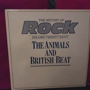 The Animals / British Beat – The History Of Rock Volume Twenty Eight 2 X Vinyl LP 1985
