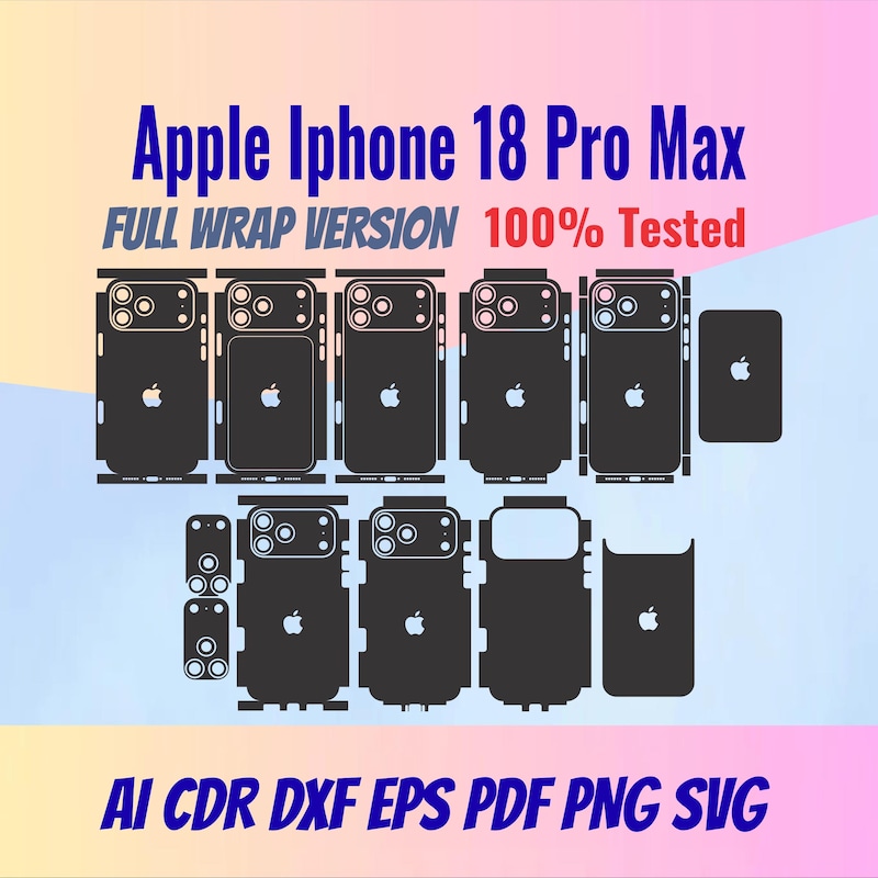 iPhone 18 Template - Etsy