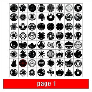 Megapack de relojes de pared SVG con más de 450 archivos para corte láser, Cricut, DXF, AI y Silhouette.