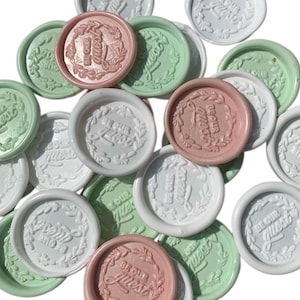 Be Our Guest Wax Seals, Pastel Colours, Wedding invitations, Envelope Stamp, Letters, Gift Wrap & Occasions
