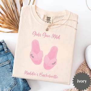 Girls Gone Mild Bachelorette Shirt, Spa Bachelorette Tee, Custom Bachelorette Shirt, Bridal Party Gift, Slumber Party, Funny PJ Shirt